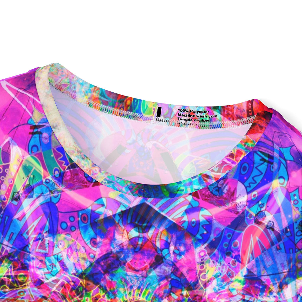 Arashaya - Psychedelic Kaleidoscope Men's Sports Jersey — All-Over Print - Super Vibrant