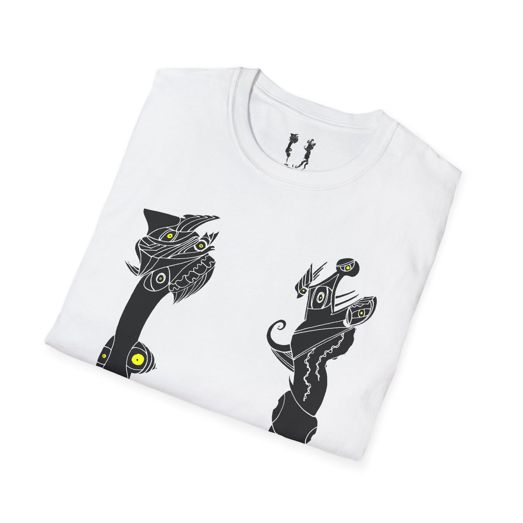 Watching Picasso's Golf Swing T-Shirt — Minimalist Surreal Graphic Tee