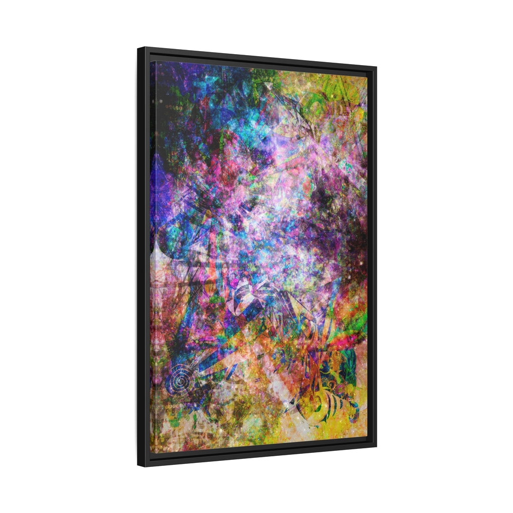 Space Shower 2 Canvas Art – Vibrant Textured Wall Décor