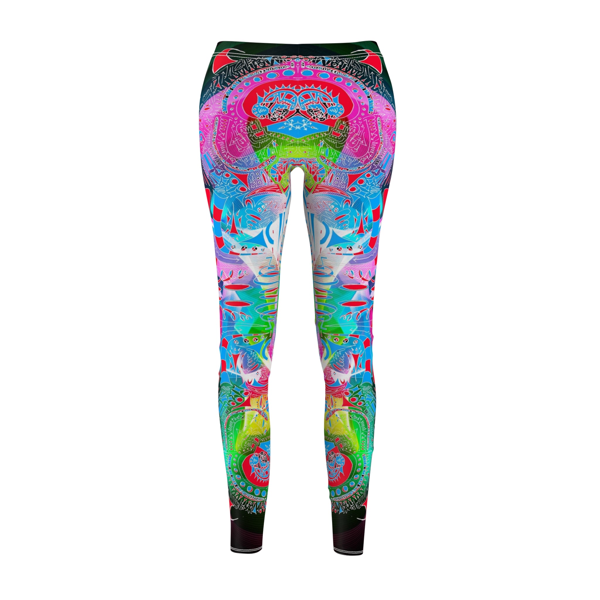 Hyperdimensional Butterfly 3 Leggings — Women’s Vibrant All-Over Print