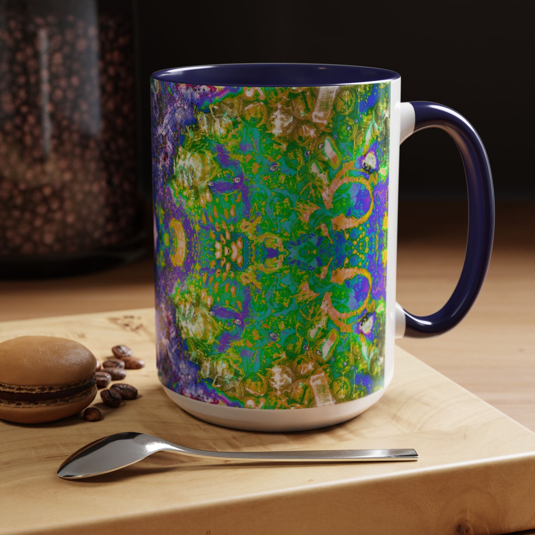 Intergalactic Infinity Coffee Mug — Colorful Psychedelic Art 11/15oz