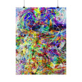 Barfing Golden Light (Collaboration with Vytas Sakalas) Vertical Poster — Vibrant Psychedelic Wall Art