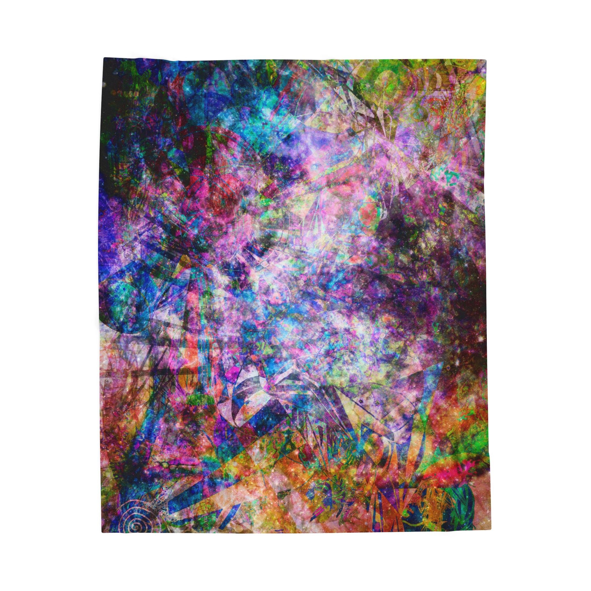 Space Shower 2 Plush Blanket