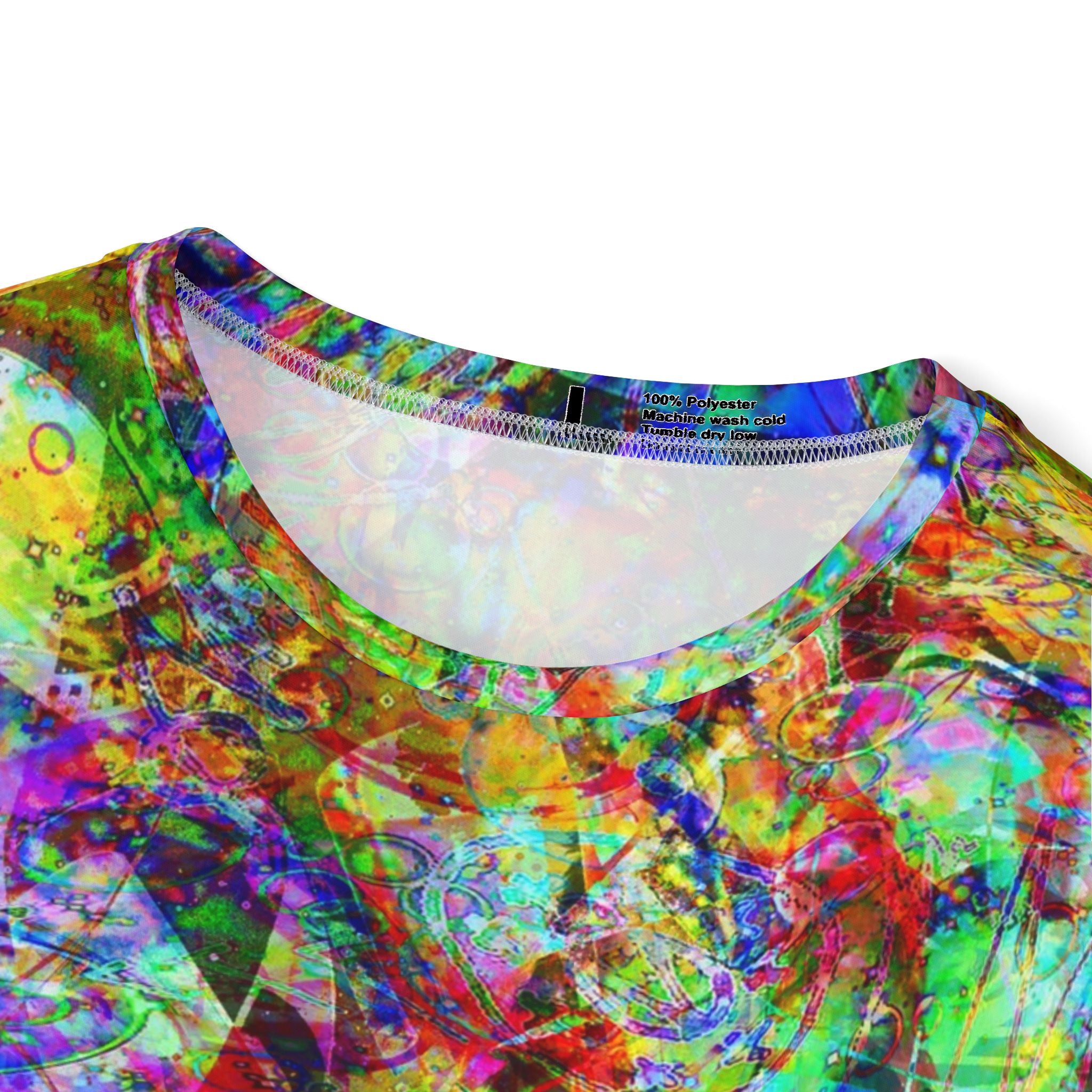 Barfing Beautifully - Abstract Neon Splash Men's Sports Jersey