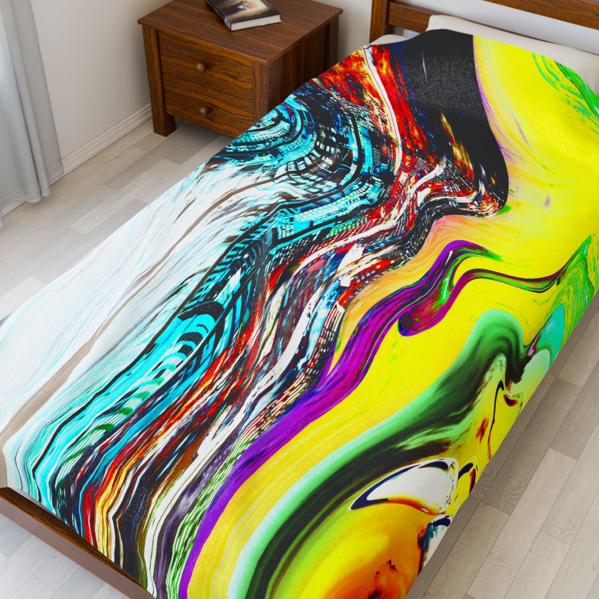 Slip And Slide Plush Blanket