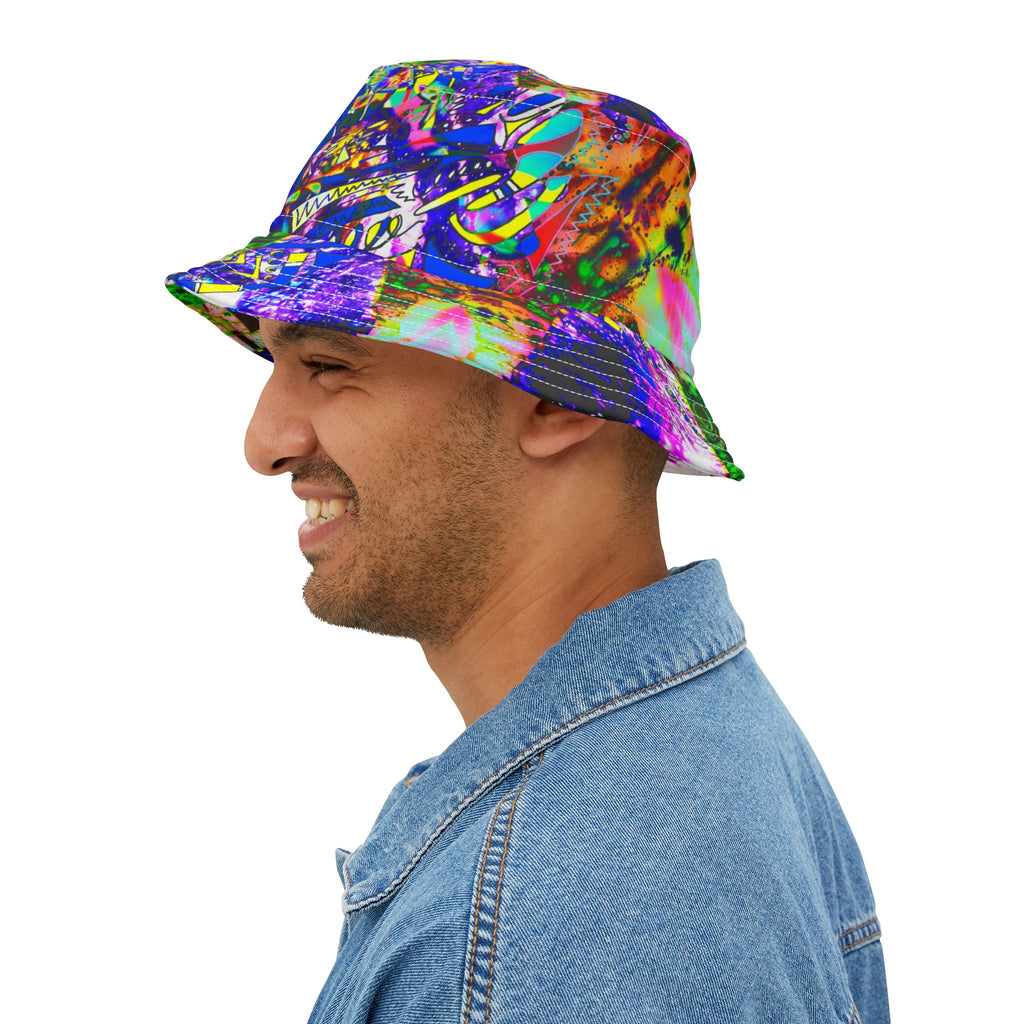 Alien Darkness 9 Bucket Hat — All-Over Print Festival Hat