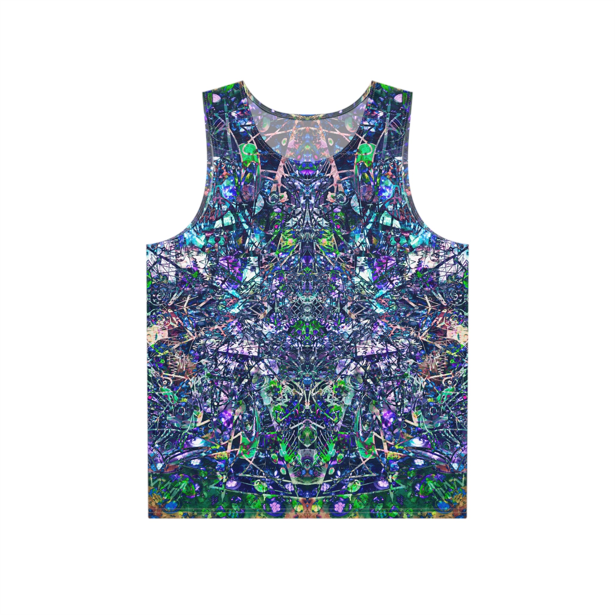 KAWABONGA - Psychedelic Men's Tank — All-Over Print Festival Top