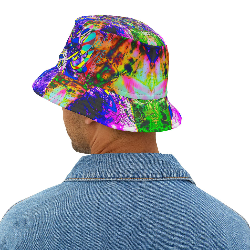 Alien Darkness 9 Bucket Hat — All-Over Print Festival Hat
