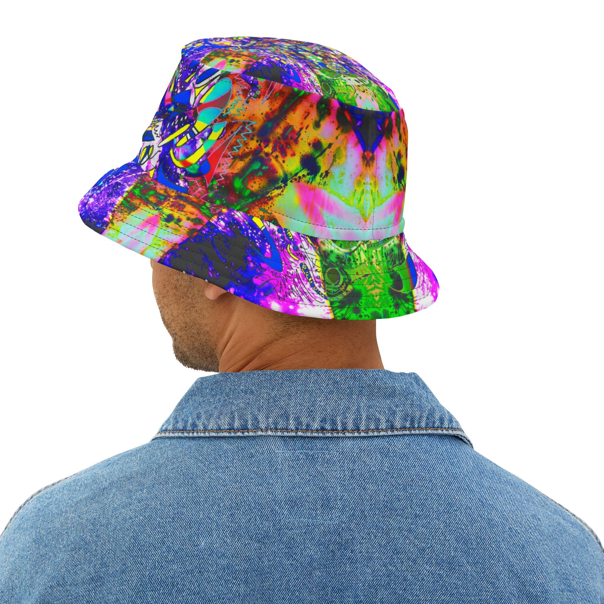 Alien Darkness 9 Bucket Hat — All-Over Print Festival Hat