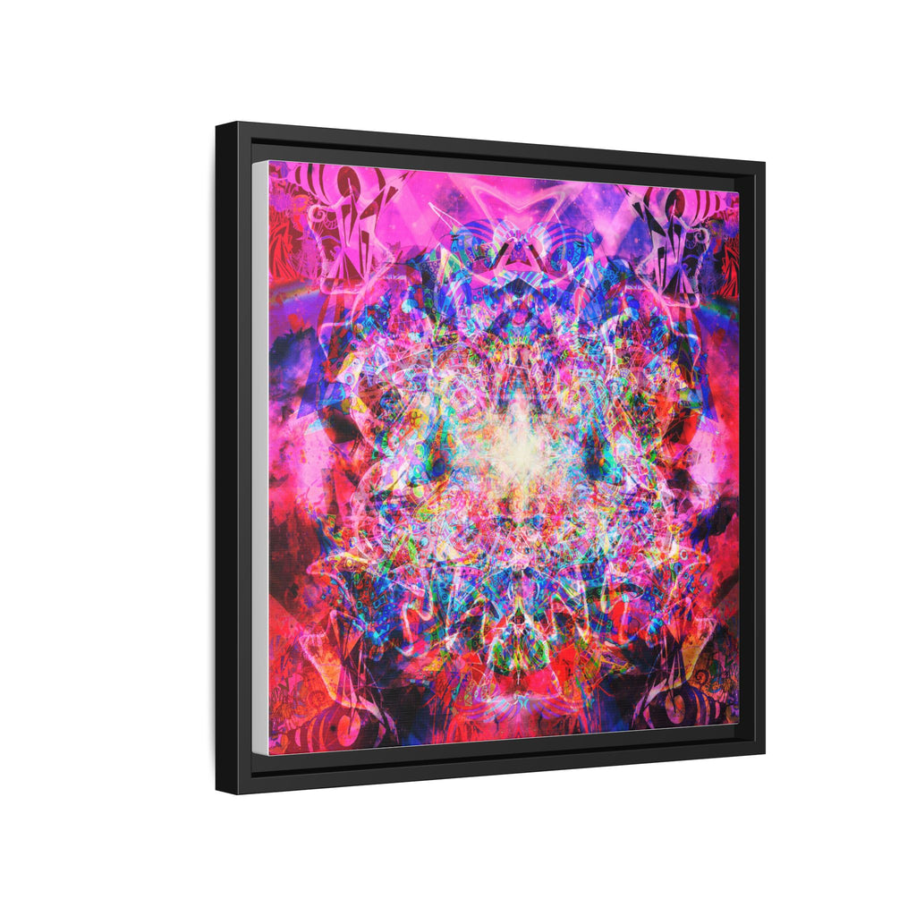 Arashaya Framed Canvas — Vibrant Psychedelic Wall Art