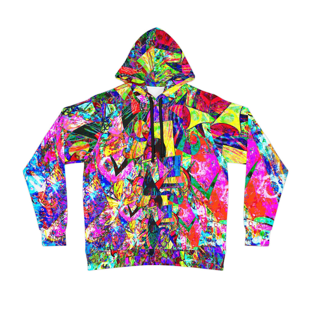 Love Monster Athletic Hoodie – Vibrant All-Over-Print Streetwear