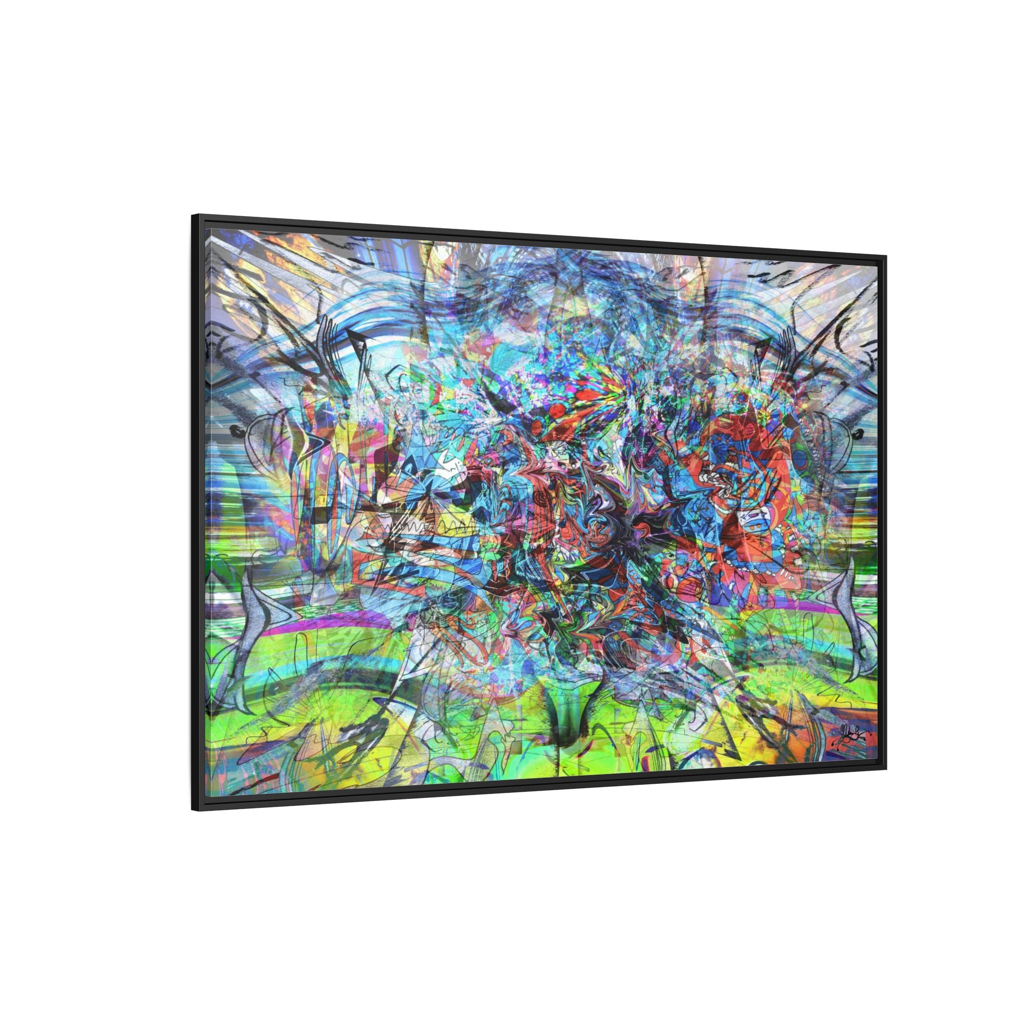 Now You're Stuck 44 Canvas Print — Framed Matte Wall Art