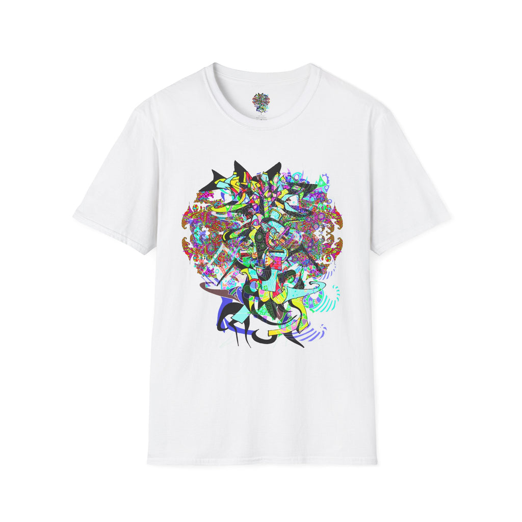 Hyperdimensional Wind 15 T-Shirt — Colorful Trippy Art Tee