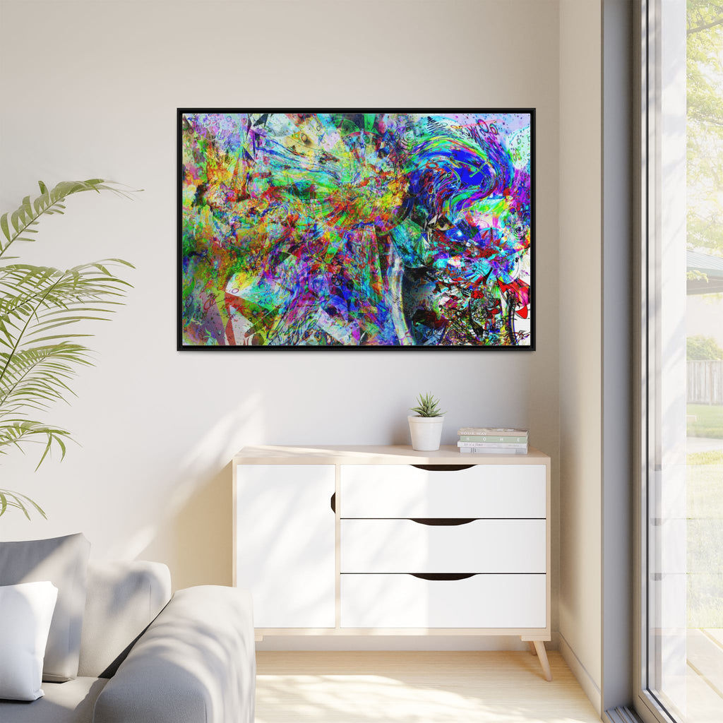 Barfing Beautifully Matte Canvas Print (Framed)