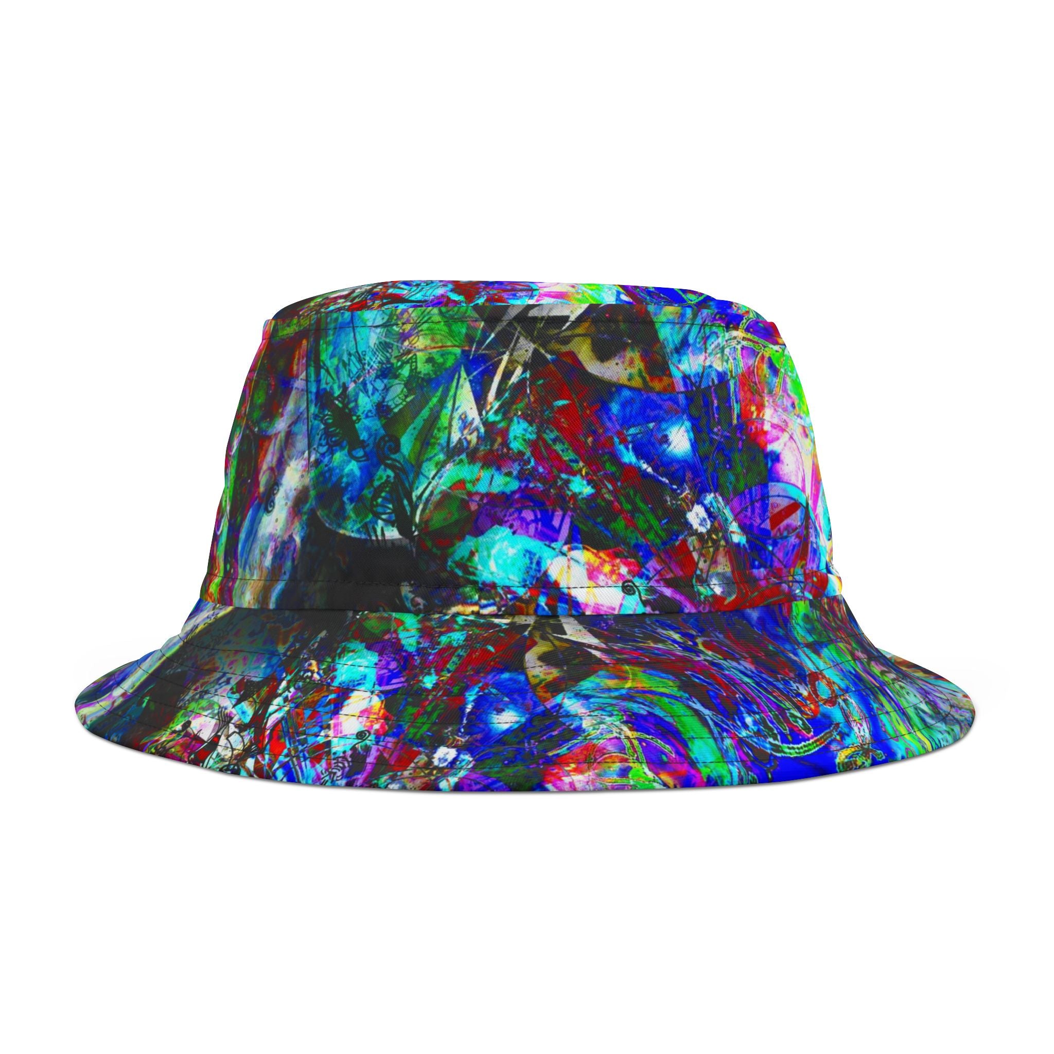 Barfing Beautifully Bucket Hat — Vibrant All-Over-Print Sun Hat