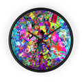 Love Monster - Psychedelic Abstract Wall Clock — Vibrant Colorful Art Clock