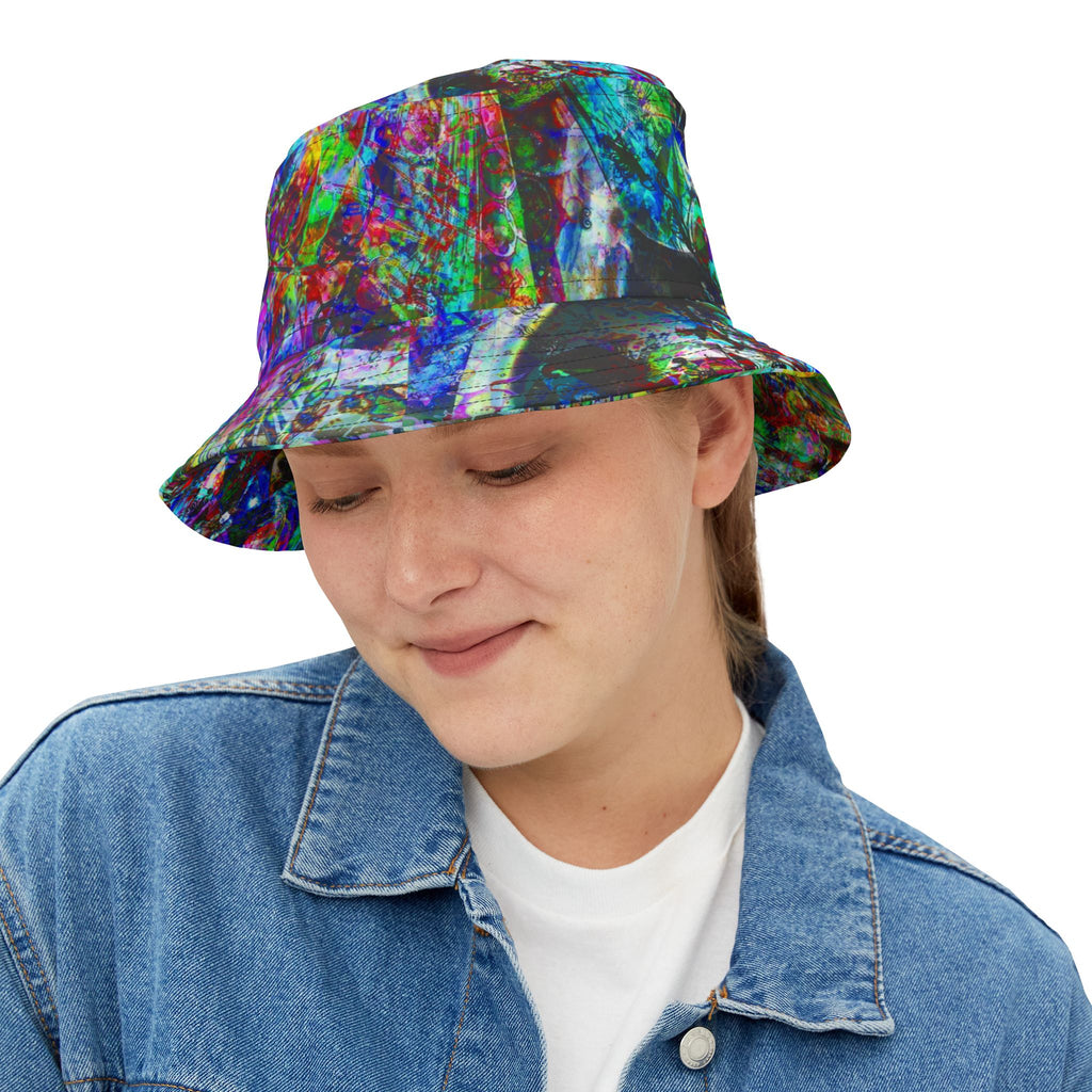 Barfing Beautifully Bucket Hat — Vibrant All-Over-Print Sun Hat