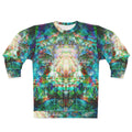 Hyperdimensional Pinball - All-Over Print Sweatshirt — Psychedelic Kaleidoscope Art Crewneck