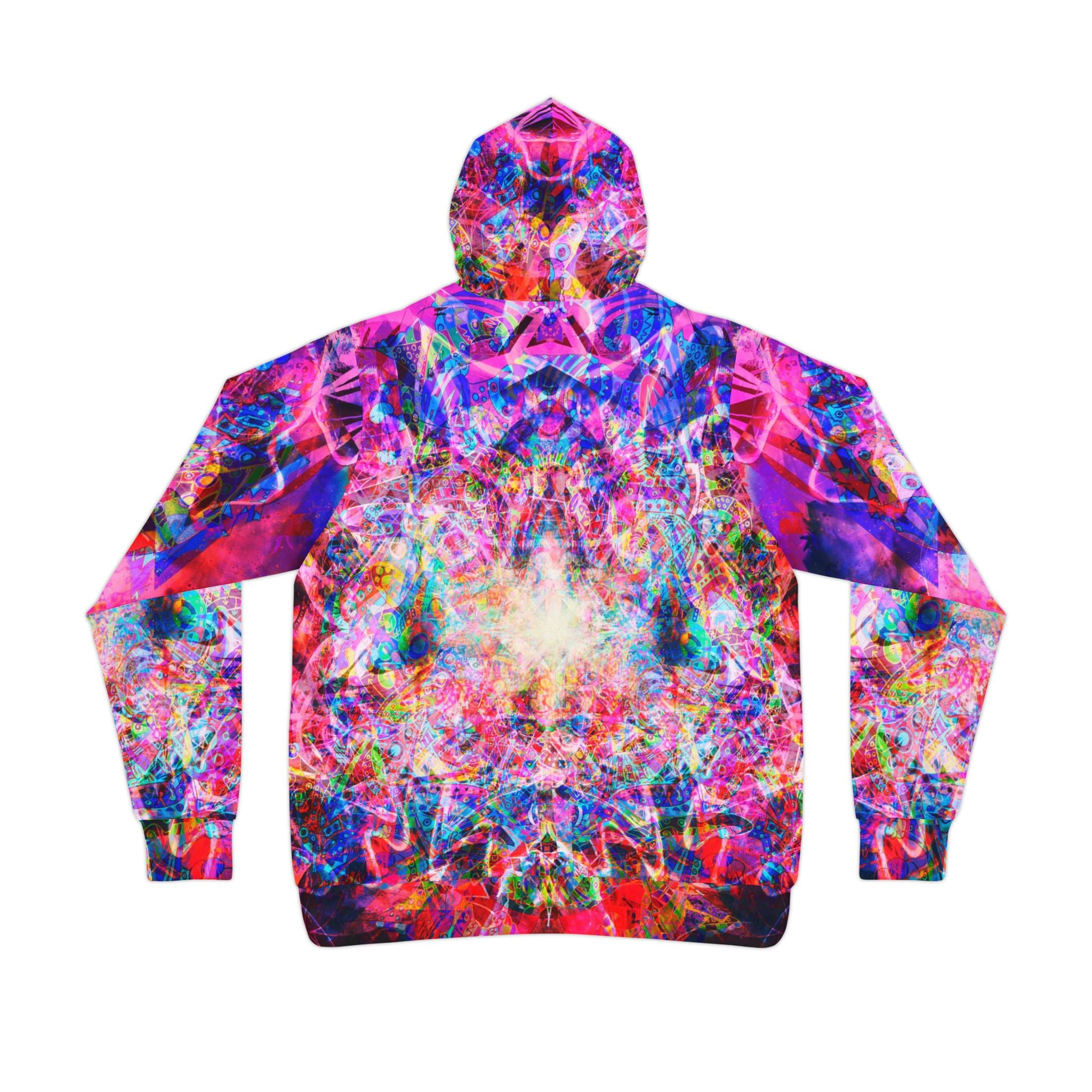 Arashaya Athletic Hoodie — All-Over Print - Vibrant Galaxy