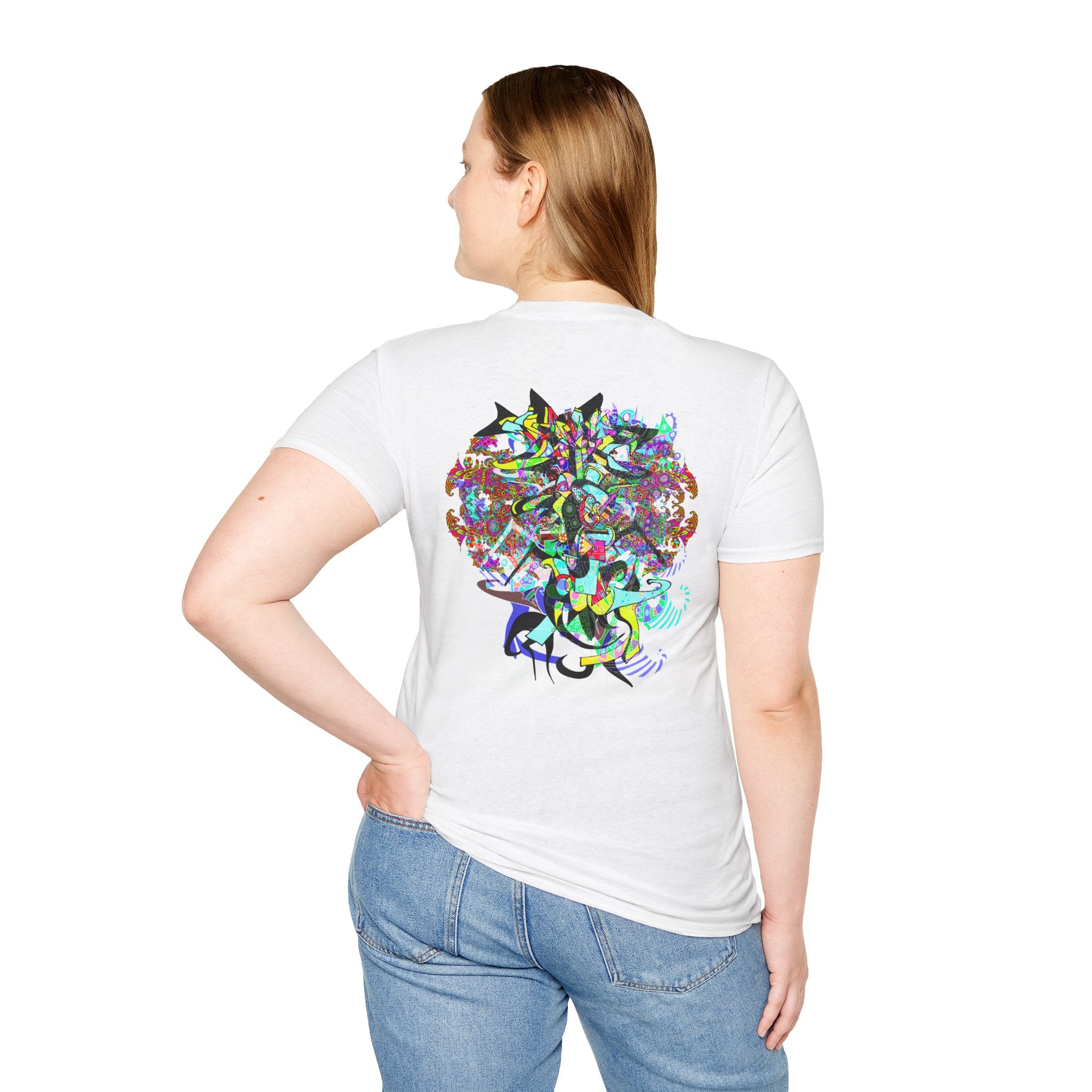 Hyperdimensional Wind 15 T-Shirt — Colorful Trippy Art Tee
