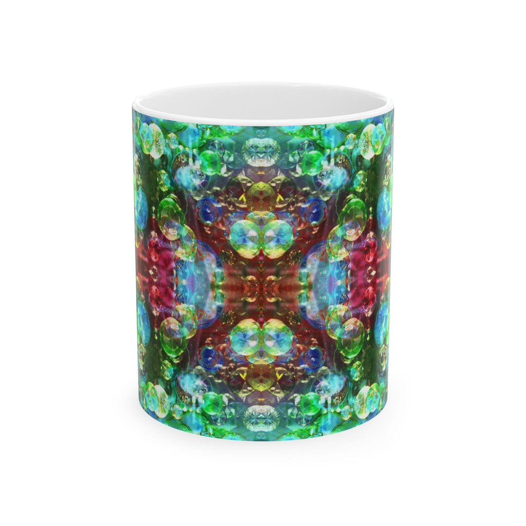 Bubblescope Vision Ceramic Mug – Colorful Abstract 11oz & 15oz