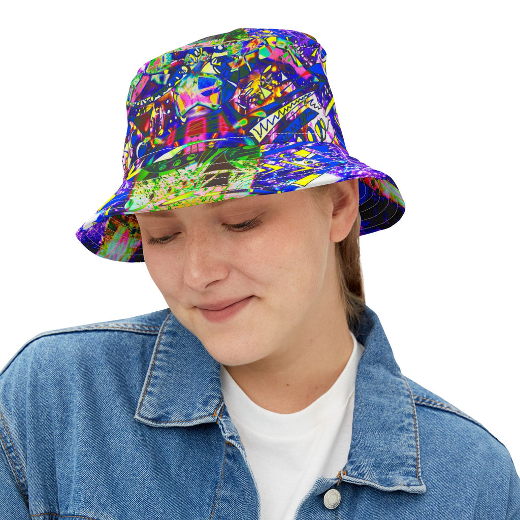 Alien Darkness 9 Bucket Hat — All-Over Print Festival Hat