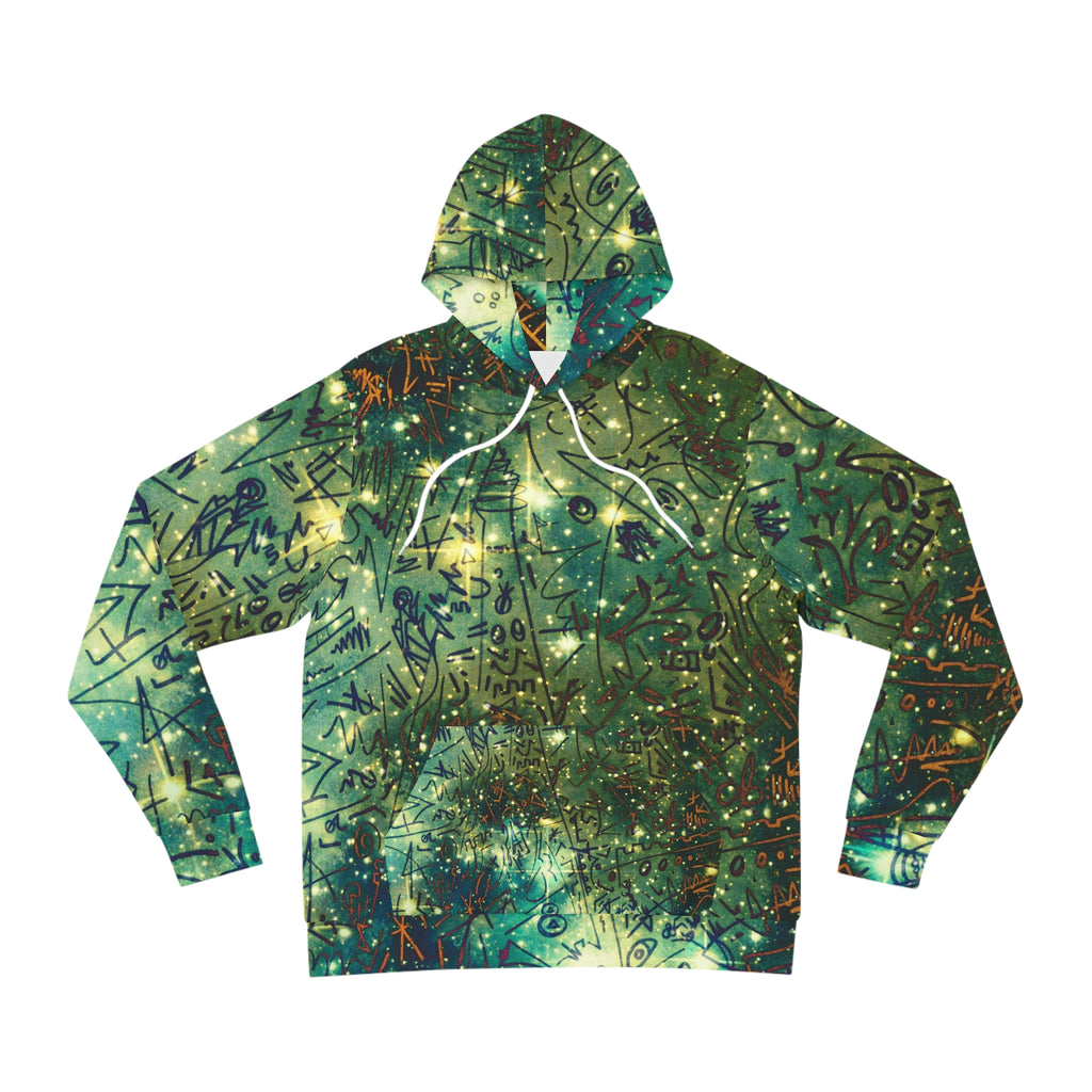 Galaxy Script All-Over Print Hoodie