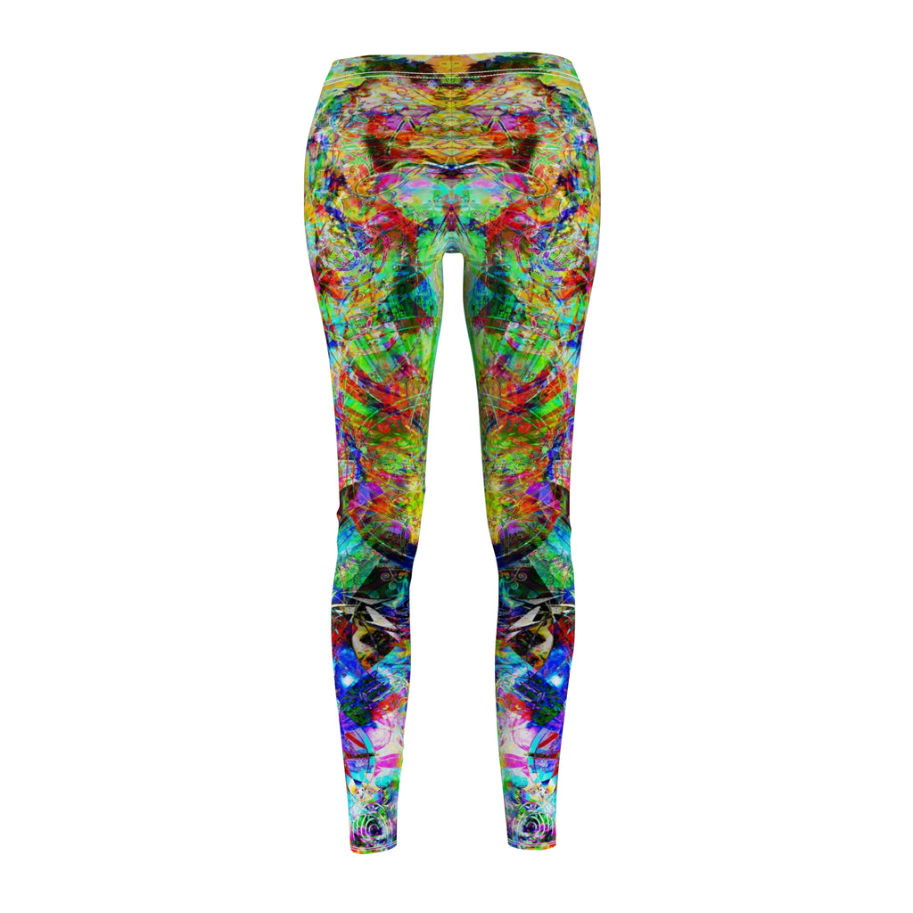 Barfing Beautifully - Women's Cut & Sew Casual Leggings (AOP)