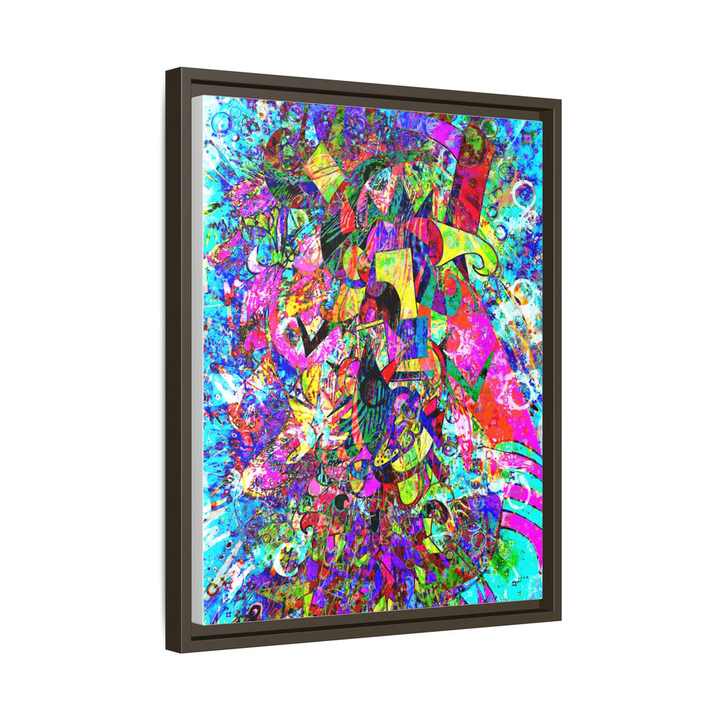 Love Monster Matte Canvas, Framed (Multi-color)