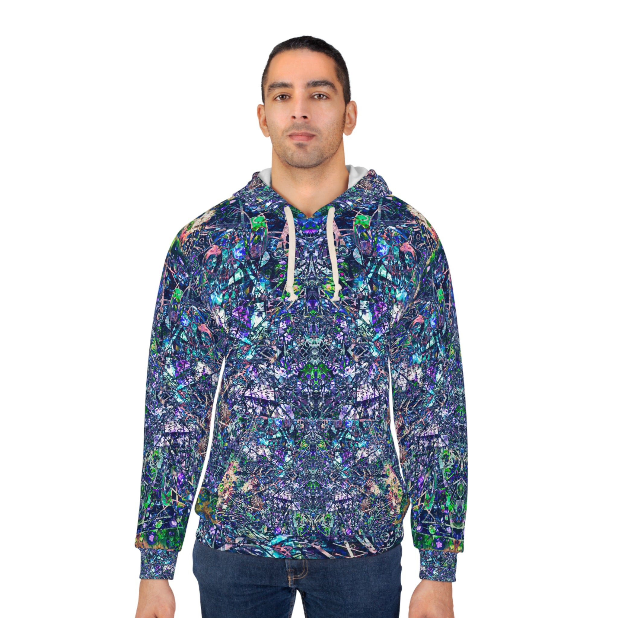 KAWABONGA Hoodie — Abstract Symmetrical All-Over Print