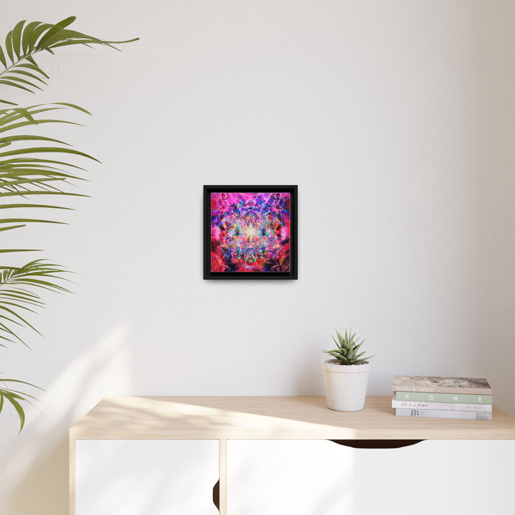 Arashaya Framed Canvas — Vibrant Psychedelic Wall Art