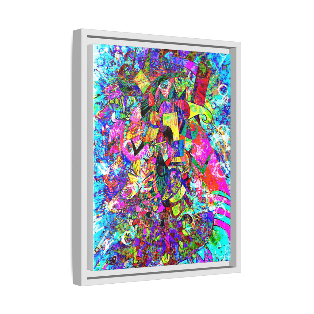 Love Monster Matte Canvas, Framed (Multi-color)