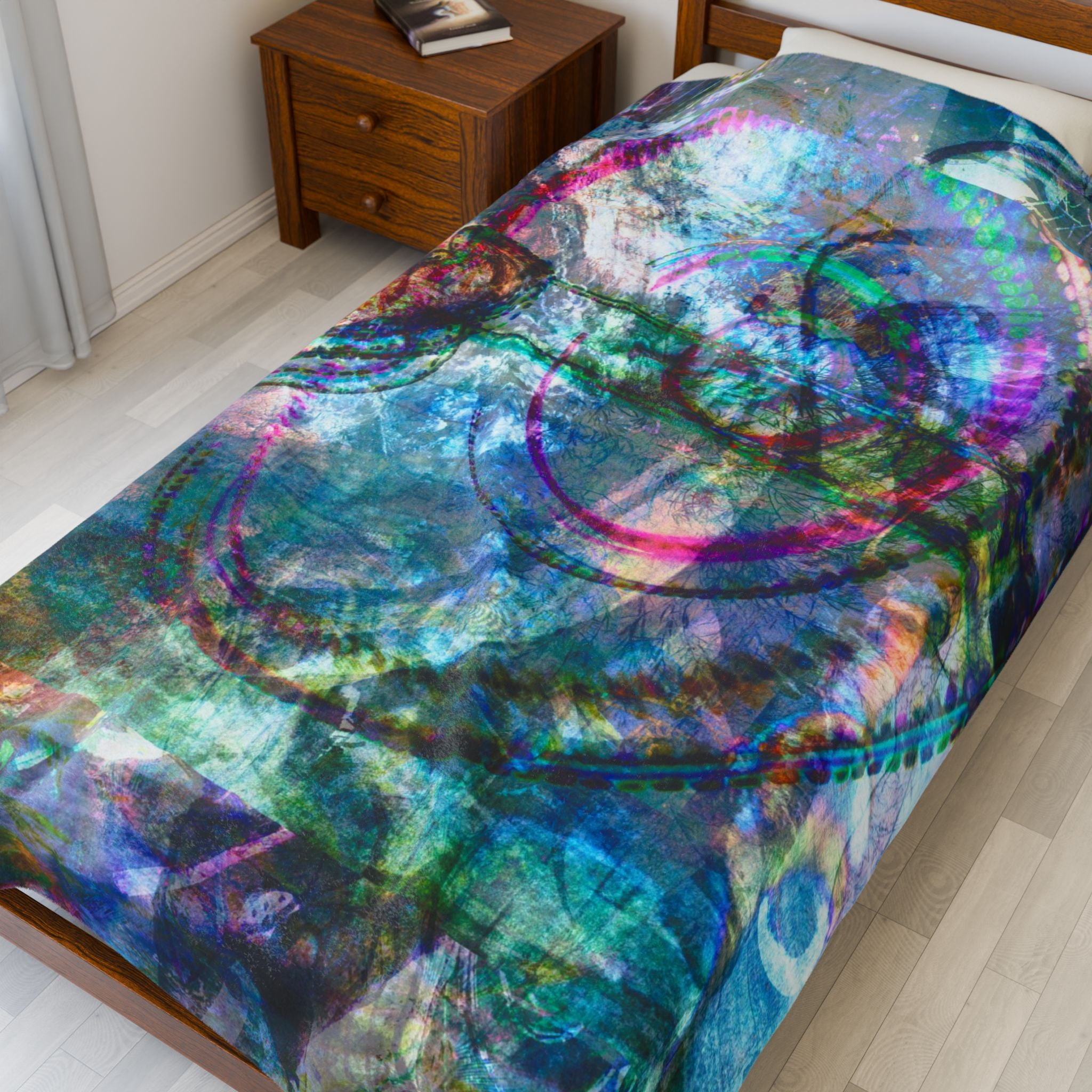 Mega Millionz Plush Blanket — Soft Multicolor Art Throw