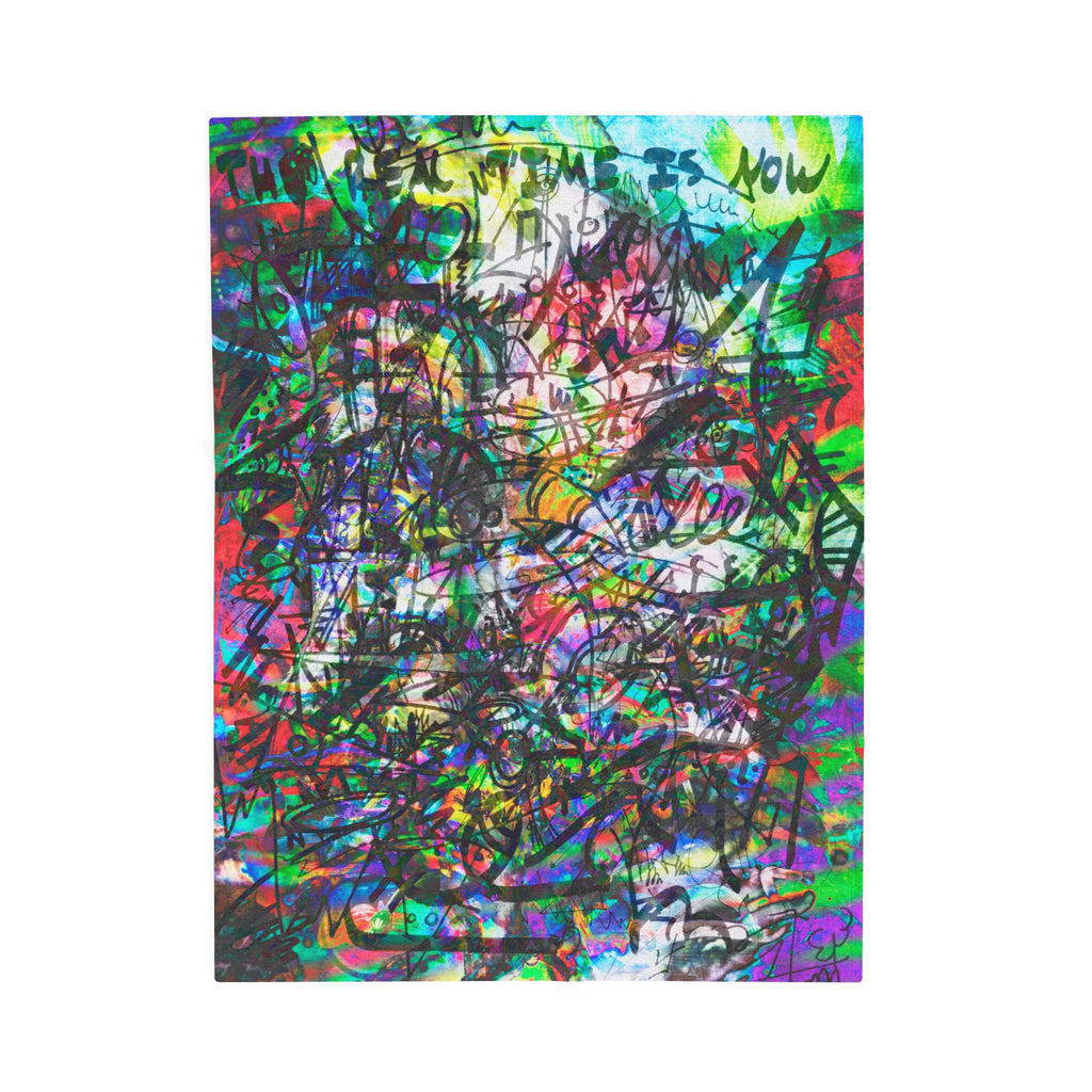 The Real Time Is Now 2022 Plush Blanket