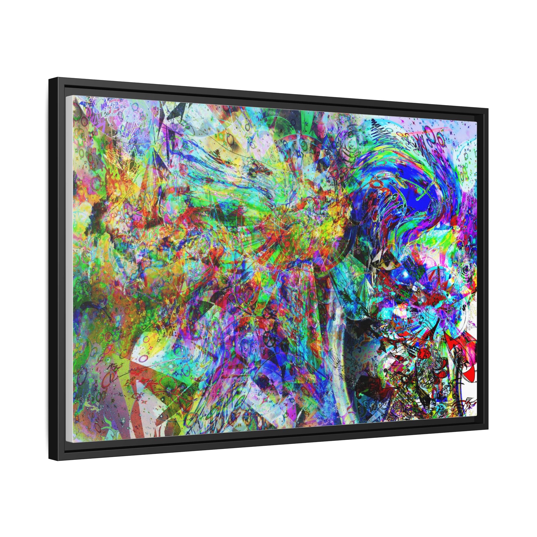 Barfing Beautifully Matte Canvas Print (Framed)