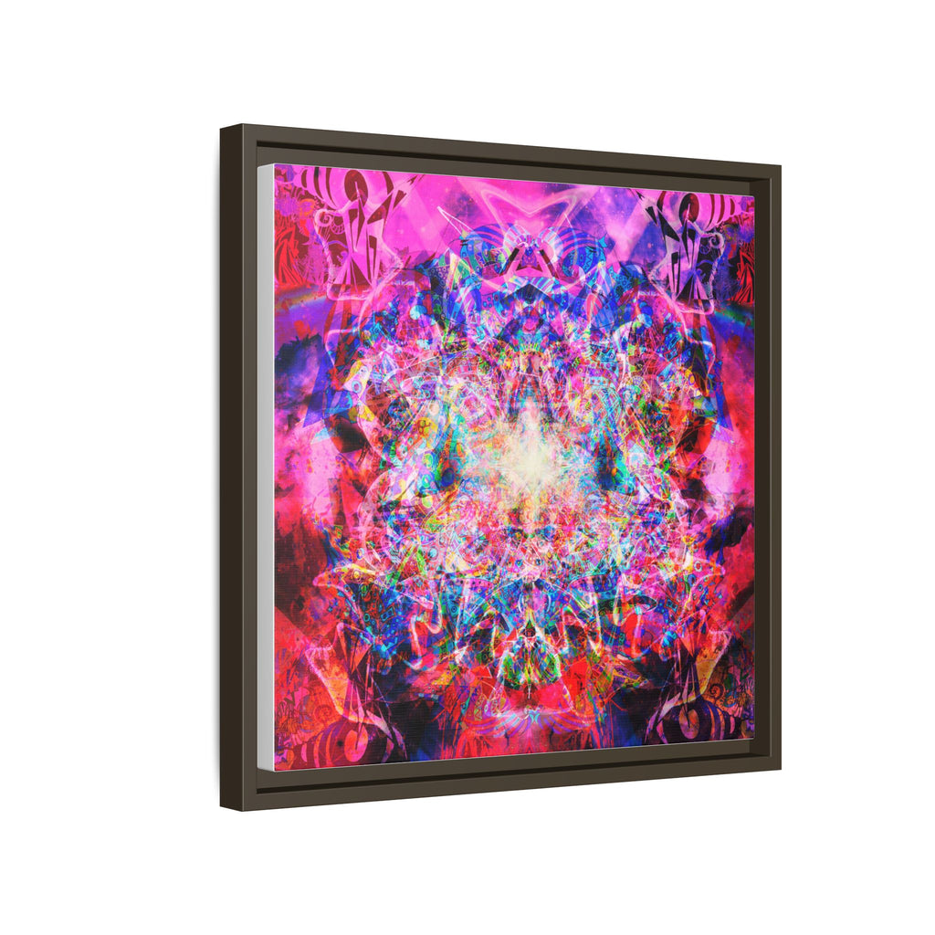 Arashaya Framed Canvas — Vibrant Psychedelic Wall Art