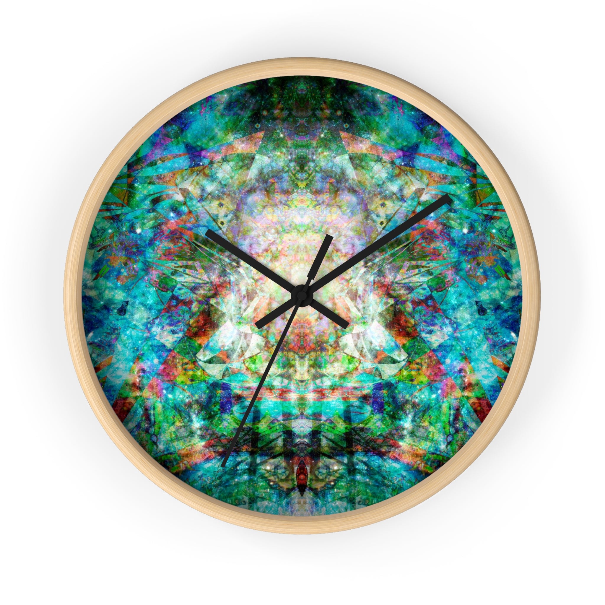 Face Glue Galaxy Hyperdimensional Pin Ball Wall Clock