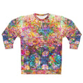 Dance Like There's No Tomorrow - Psychedelic All-Over Print Sweatshirt — Colorful Abstract Crewneck