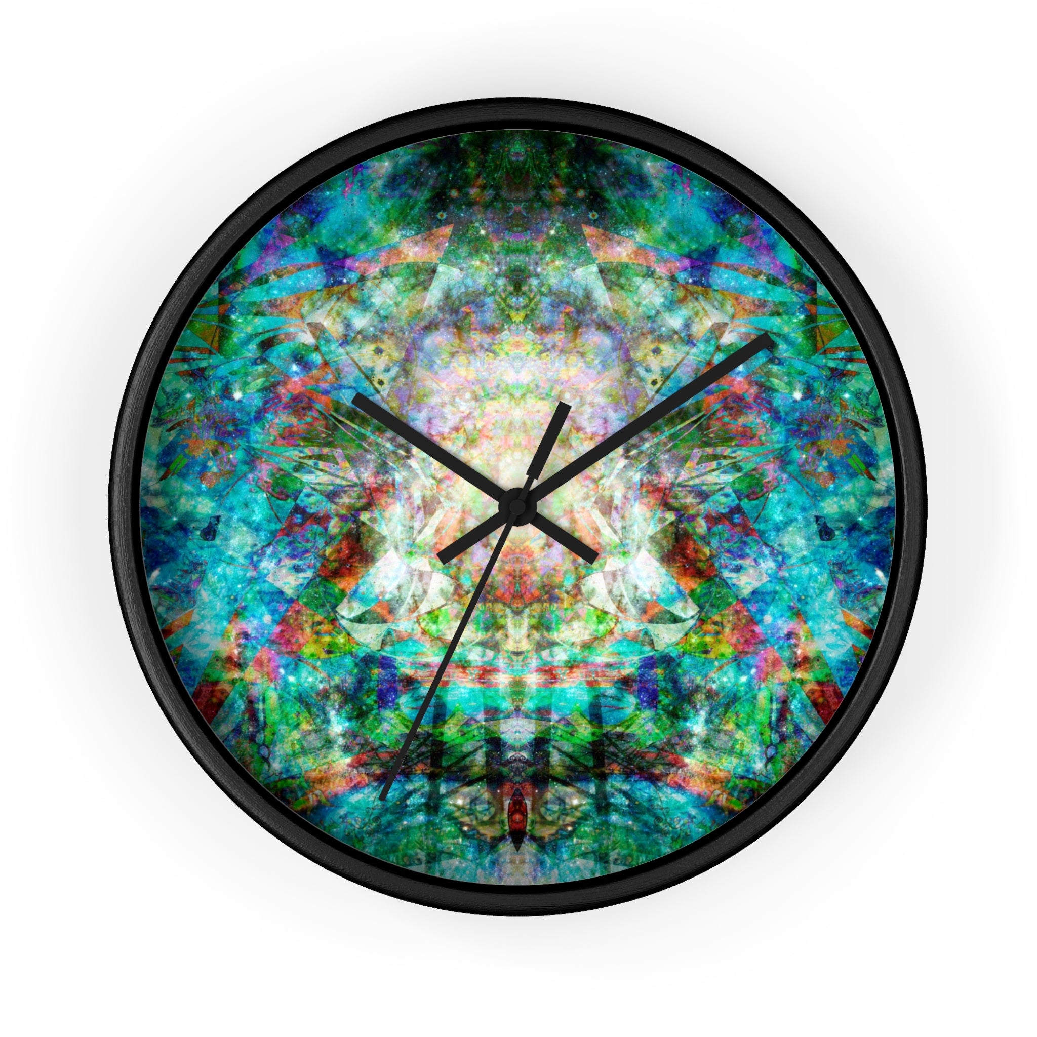 Face Glue Galaxy Hyperdimensional Pin Ball Wall Clock