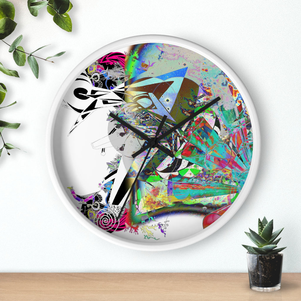 Spin Art Wall Clock