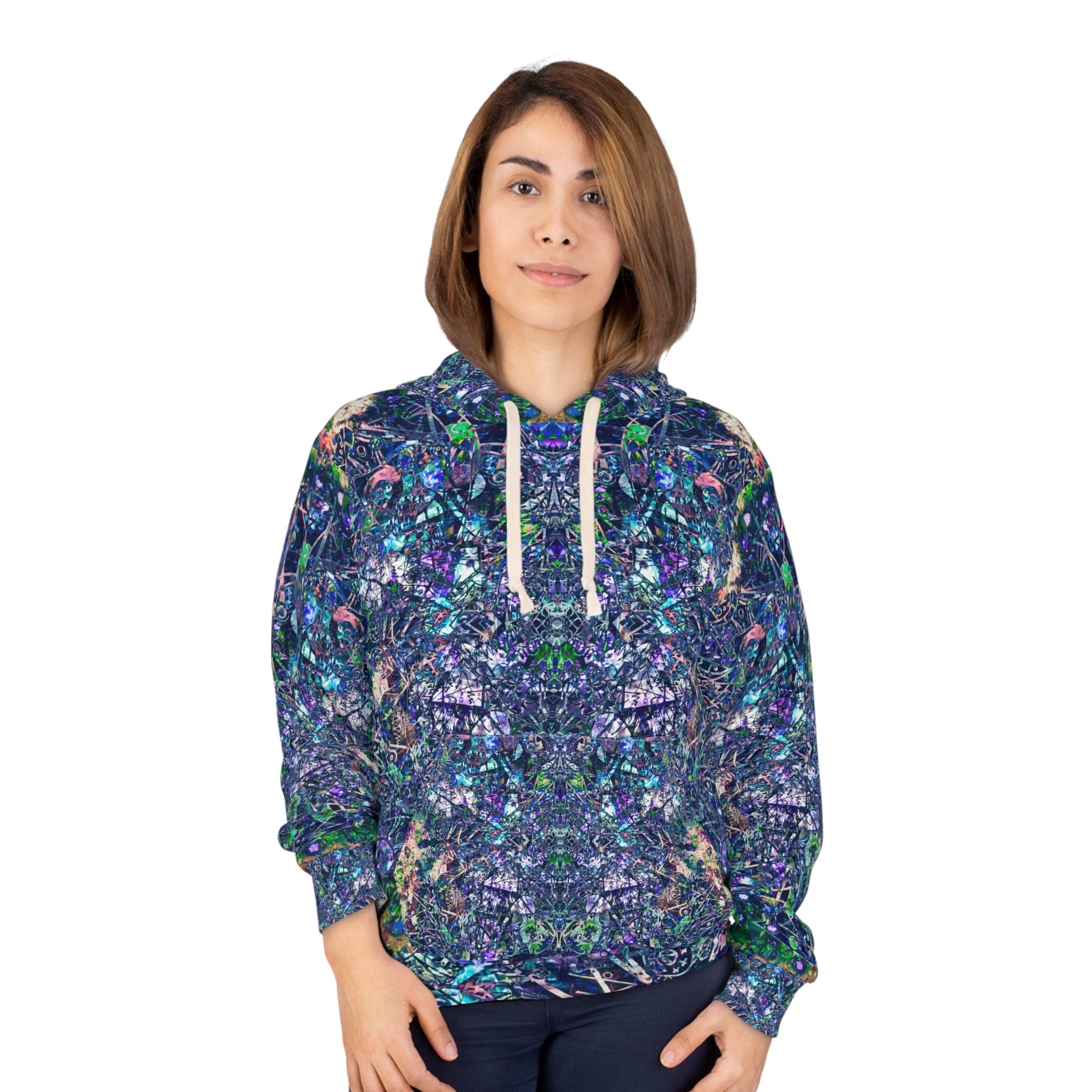 KAWABONGA Hoodie — Abstract Symmetrical All-Over Print