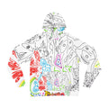 Abstract Doodle Hoodie (Collaboration with Blair Jones) — Colorful Hand-Drawn Art All-Over Print