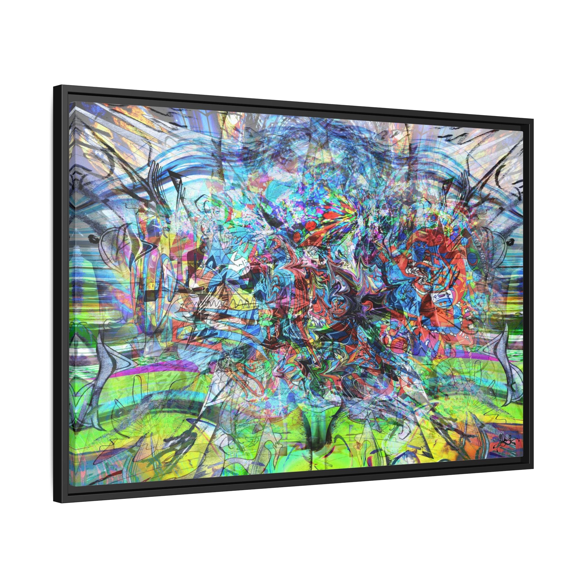 Now You're Stuck 44 Canvas Print — Framed Matte Wall Art