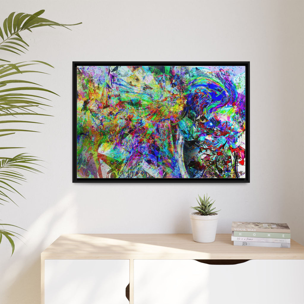 Barfing Beautifully Matte Canvas Print (Framed)
