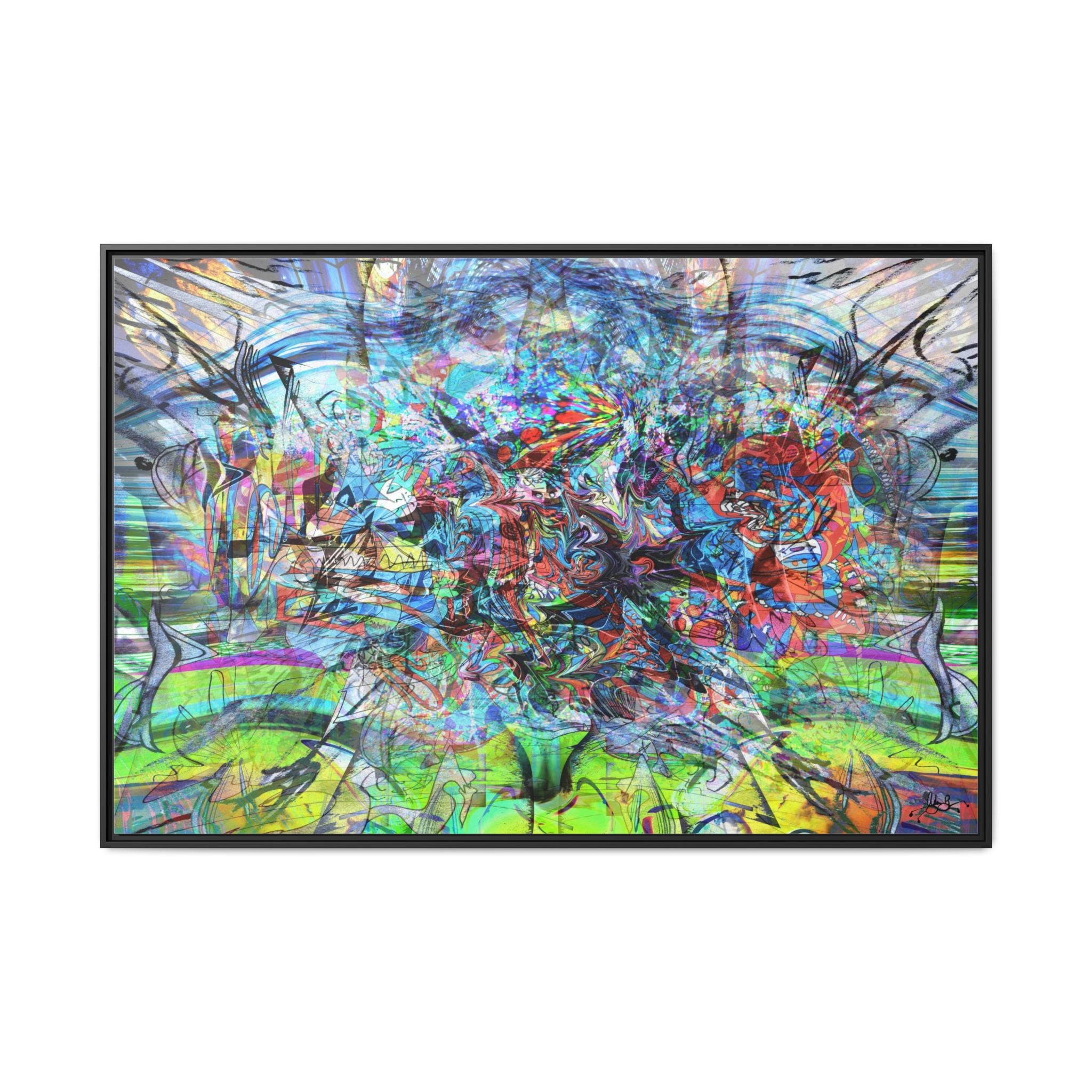 Now You're Stuck 44 Canvas Print — Framed Matte Wall Art