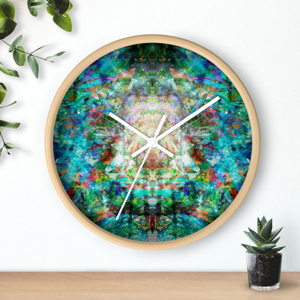 Face Glue Galaxy Hyperdimensional Pin Ball Wall Clock