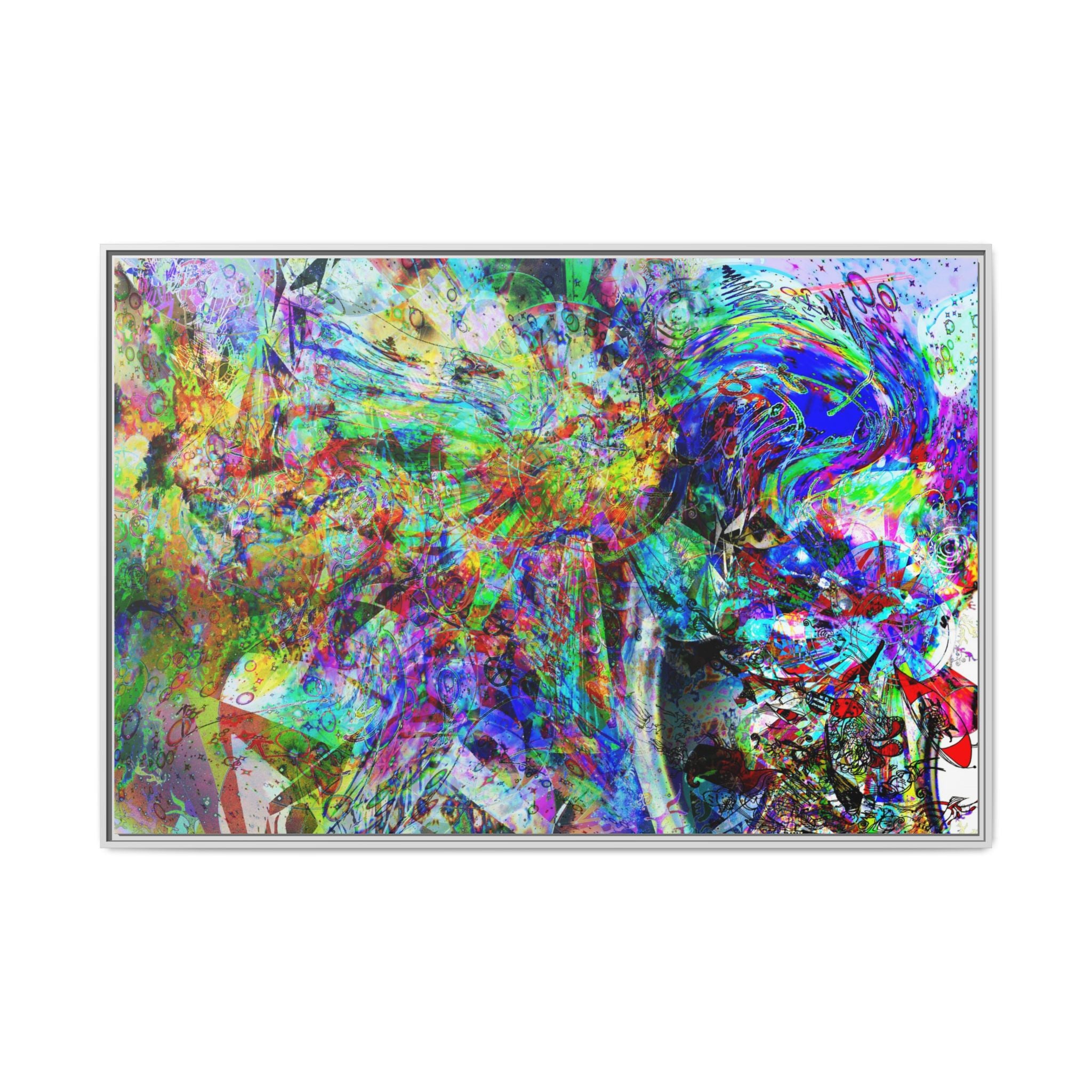 Barfing Beautifully Matte Canvas Print (Framed)