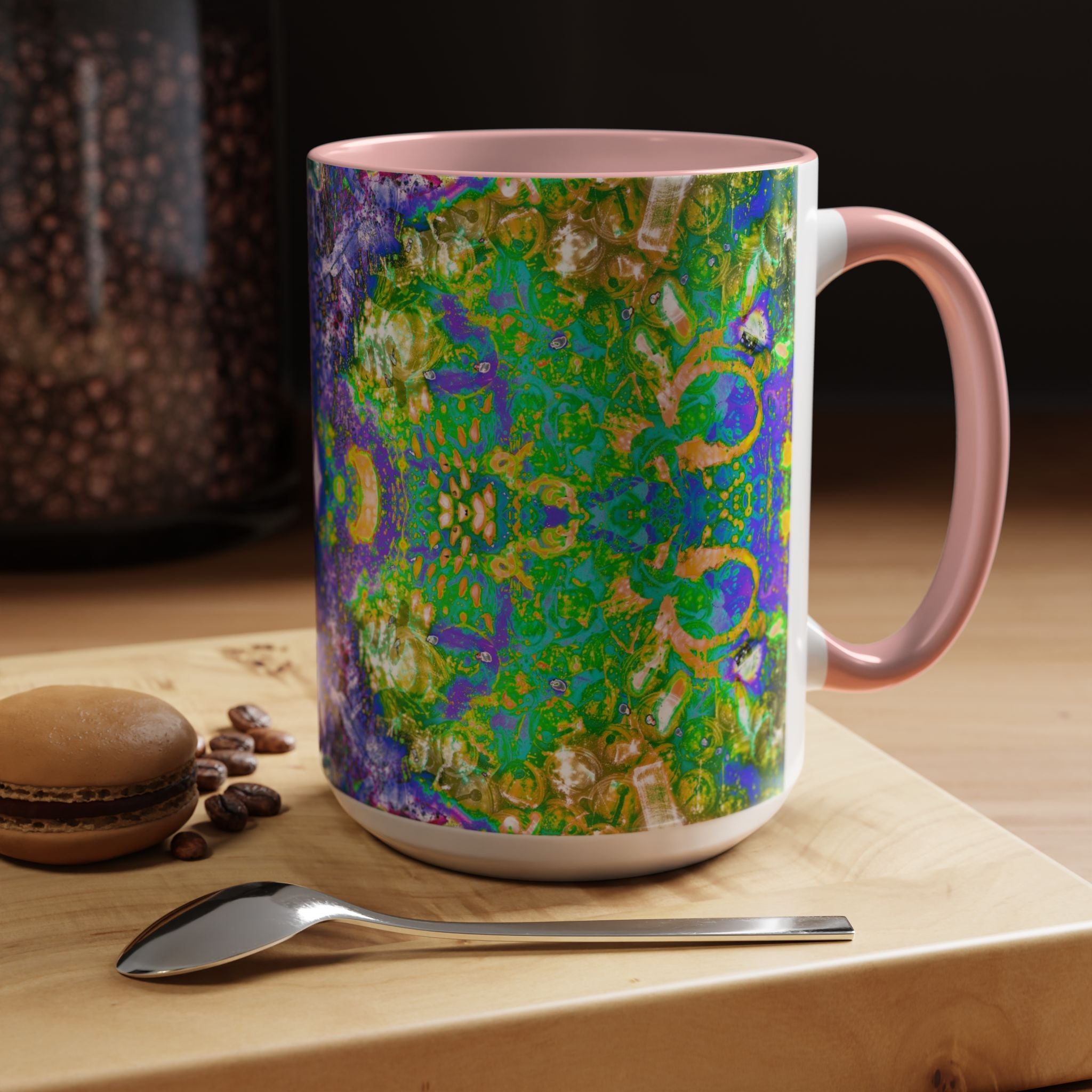 Intergalactic Infinity Coffee Mug — Colorful Psychedelic Art 11/15oz
