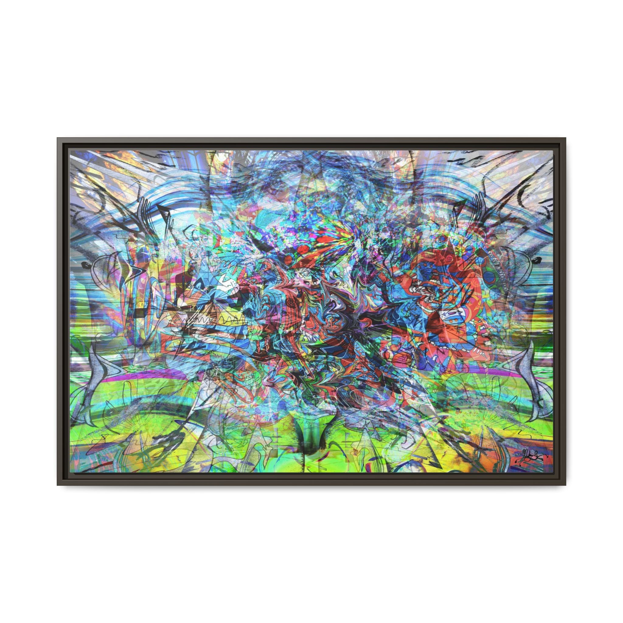 Now You're Stuck 44 Canvas Print — Framed Matte Wall Art