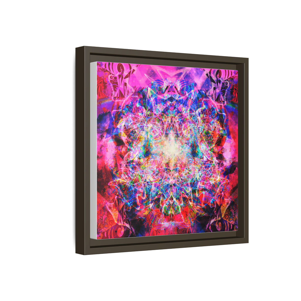Arashaya Framed Canvas — Vibrant Psychedelic Wall Art
